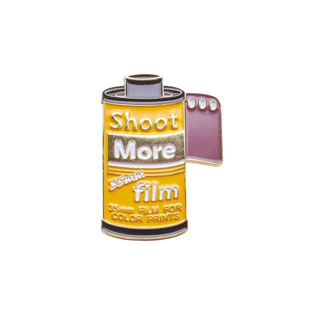 Shoot More 35mm Film Pin